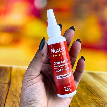 Corante Softgel 60G Vermelho Mago