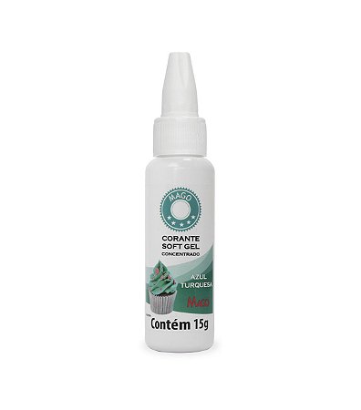 Corante Softgel 15G Azul Turquesa Mago