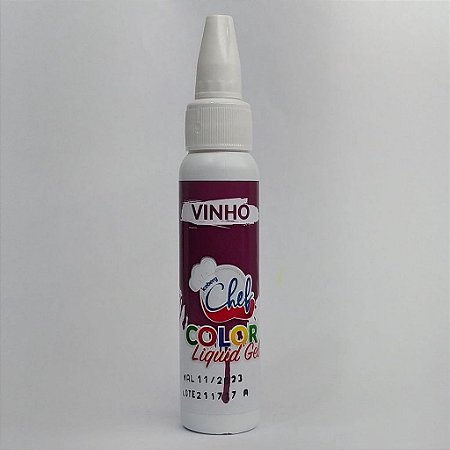 CORANTE COLOR LIQUID GEL 25G VINHO (ICEBERG)