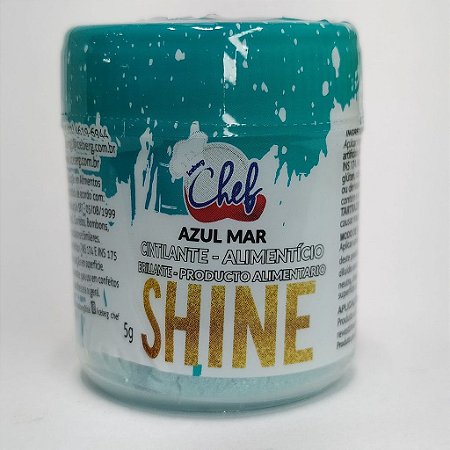 PÓ PARA DECORAÇÃO AZUL MAR CINTILANTE ICEBERG  5G SHINE (ICEBERG)