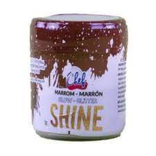 PÓ GLITTER-GLOW MARROM 5 g DECORAÇÃO SHINE (ICEBERG)