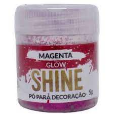 PÓ GLITTER-GLOW MAGENTA 5 g DECORAÇÃO SHINE (ICEBERG)