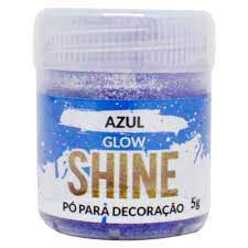 PÓ GLITTER-GLOW AZUL 5 g DECORAÇÃO  SHINE (ICEBERG)