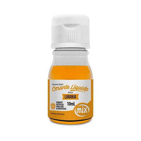 Corante Liquido Mix 10 Ml Laranja (Mix)