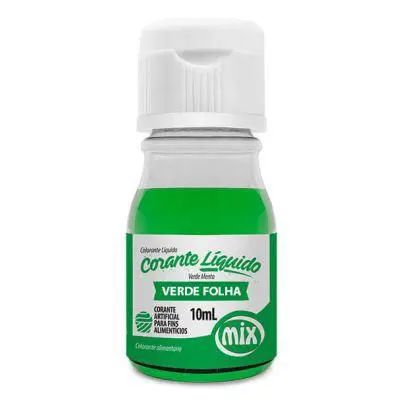 CORANTE LIQUIDO MIX 10 ML VERDE FOLHAS (MIX)
