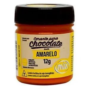 Corante Para Chocolate Em Gel - Amarelo 12 G (Mix)
