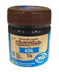 Corante Para Chocolate Em Gel - Azul  12 G (Mix)