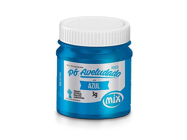 Pó  - Aveludado Azul Anis Mix Pó Fosco Aveludado (Mix)