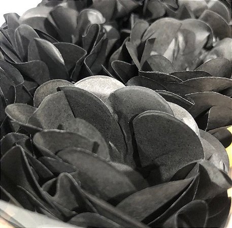 40 Forminhas Para Doces Finos Style Preto