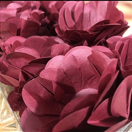 40 Forminhas Para Doces Finos Style Marsala Claro