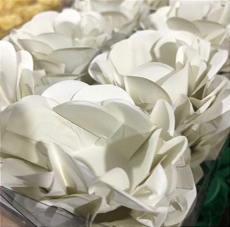 40 Forminhas Para Doces Finos Style Branco