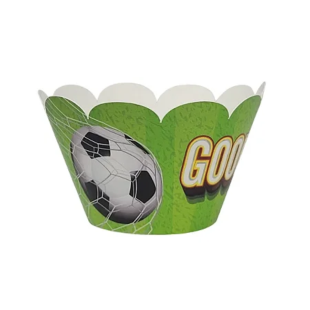 12 SAIA PARA CUPCAKE TEMA FUTEBOL GOOL 116.3 (NC TOYS CUPCAKE)