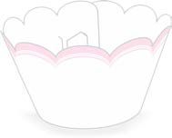 12 SAIA PARA CUPCAKE FRANCESINHA ROSA  12.50   ( NC TOYS CUPCAKE )
