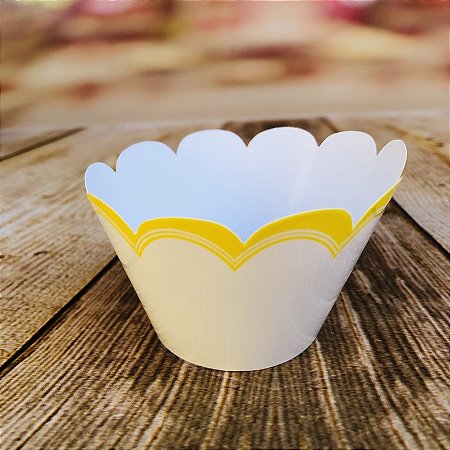 12 SAIA PARA CUPCAKE FRANCESINHA AMARELA 12.43 (NC TOYS CUPCAKE)