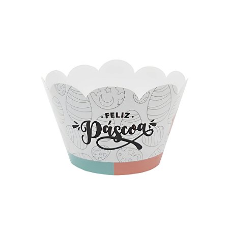 12 Saia Para Cupcake Tema Feliz Páscoa 105.8 (Nc Toys Cupcake)