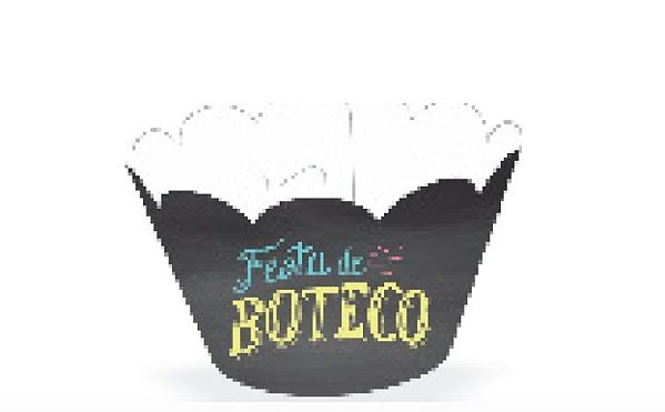 12 SAIA PARA CUPCAKE TEMA FESTA BOTECO  76.2  ( NC TOYS CUPCAKE )