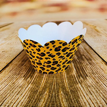 12 SAIA PARA CUPCAKE TEMA ONÇA 12.30 (NC TOYS CUPCAKE)