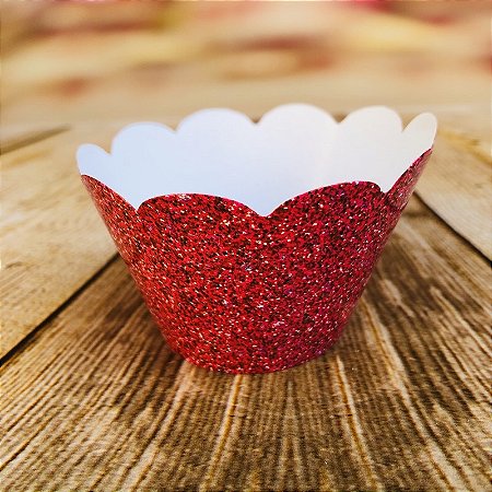 12 SAIA PARA CUPCAKE IMITAÇÃO GLITTER PINK 12.59 (NC TOYS CUPCAKE)