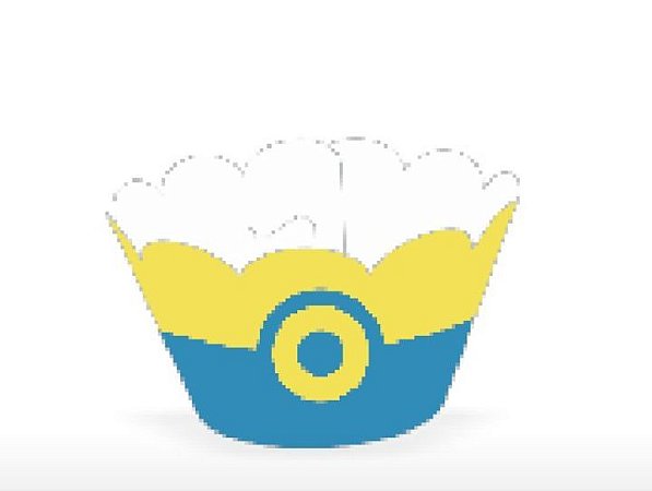 12 SAIA PARA MINI CUPCAKE TEMA AMARELINHOS  20.30   ( NC TOYS MINI CUPCAKE )
