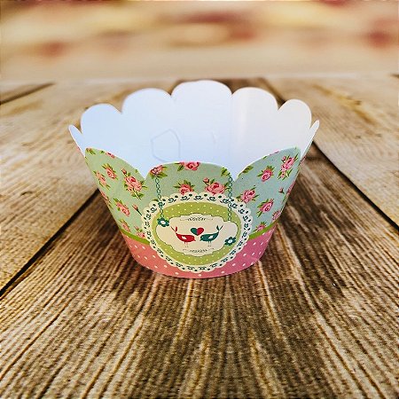 12 SAIA PARA MINI CUPCAKE TEMA JARDIM 20.29 (NC TOYS MINI CUPCAKE)