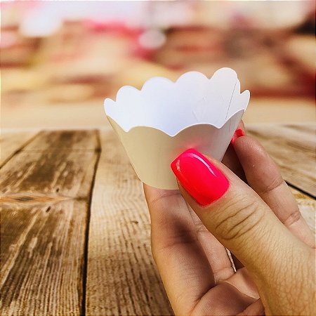 12 SAIA PARA MINI CUPCAKE BRANCA 20.1 (NC TOYS MINI CUPCAKE)