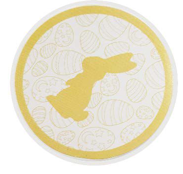 16 Adesivo Etiqueta Para Festa Feliz Páscoa Novo 5Cm 105.7  ( Nc Toys Etiqueta)