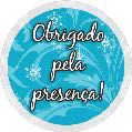 16 Adesivo Etiqueta Para Festa Obrigado Pela Presença Gelo 5Cm 53.13 ( Nc Toys Etiqueta)