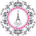 16 Adesivo Etiqueta Para Festa Paris 5Cm 53.9 ( Nc Toys Etiqueta)