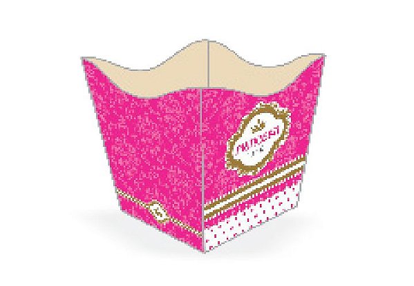 10 Cachepo Festa  Princesa 9X9X7Cm Vazo Decoração  45.1  ( Nc Toys Cachepo )