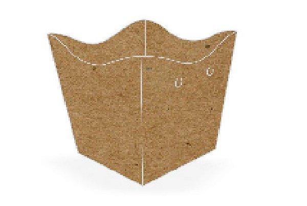 10 Cachepo Festa  Kraft  9X9X7Cm Vazo Decoração 2.72  ( Nc Toys Cachepo )