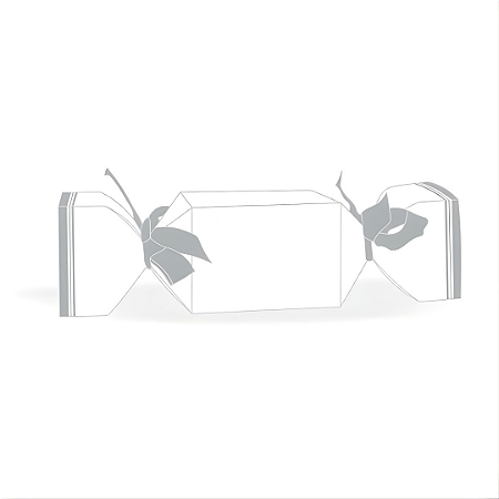 10 Caixa Bala Lembrancinha Festa Francesinha Prata 8.42 (Nc Toys)