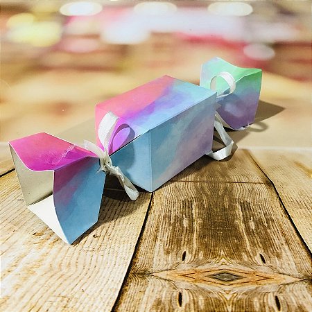 10 Caixa Bala Lembrancinha Festa Tie Dye 103.3 (Nc Toys)