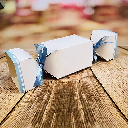 10 Caixa Bala Lembrancinha Festa Francesinha Azul Claro 8.31 (Nc Toys)