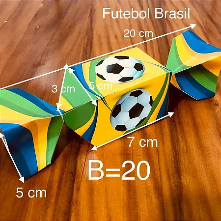 10 Caixa Bala Lembrancinha Festa Brasil 66.4 (Nc Toys)