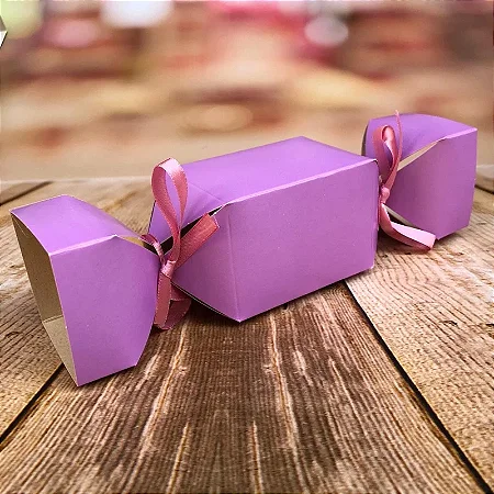 10 Caixa Bala Lembrancinha Festa Lilás 8.27 (Nc Toys)