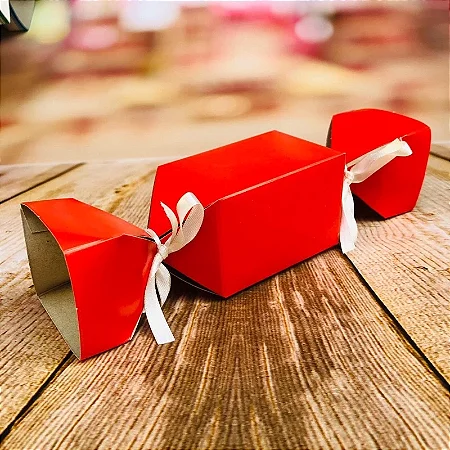 10 Caixa Bala Lembrancinha Festa Vermelho 8.20 (Nc Toys)