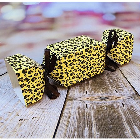 10 Caixa Bala Lembrancinha Festa Onça 8.8 (Nc Toys)