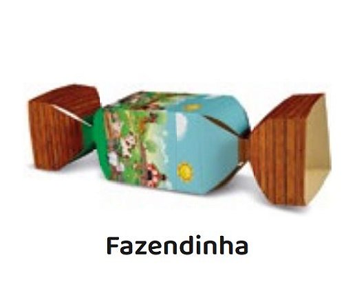10 Caixa Bala Lembrancinha Festa Fazendinha (Tema Festa)