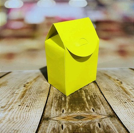 8 Caixa Milk Lembrancinha Amarelo Cod 80.3 ( Nc Toys Milk )