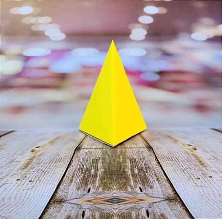 8 Caixa Cone Lembrancinha Amarelo  77.3   ( Nc Toys Cone )