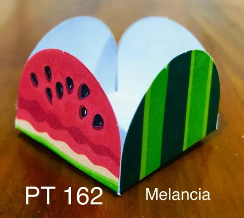 50 Forminhas Para Doces Tema Melancia 4 Pétalas 3,3X3,3X2,2 75.3 (Nc Toys Simples)