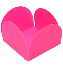 50 Forminhas Rosa Escuro Para Doces 4 Pétalas 3,3X3,3X2,2 10.62 (Nc Toys Simples)