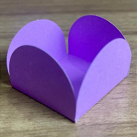 50 Forminhas Lilás Para Doces 4 Pétalas G 4X4X2.7 ( 55.11 ) Nc Toys G