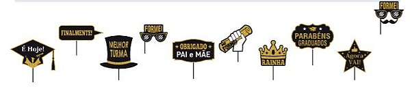 10 Placas Divertidas Festa Formatura  54.12  ( Selfie Nc Toys )
