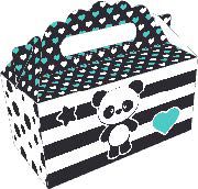 5 Caixa Maleta Lembrancinha Panda 16X13X8Cm  69.9 ( Nc Toys )