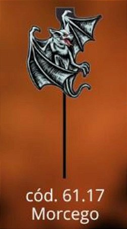 10 Palito Decorativo Halloween Morcego  61.17    ( Nc Toys )