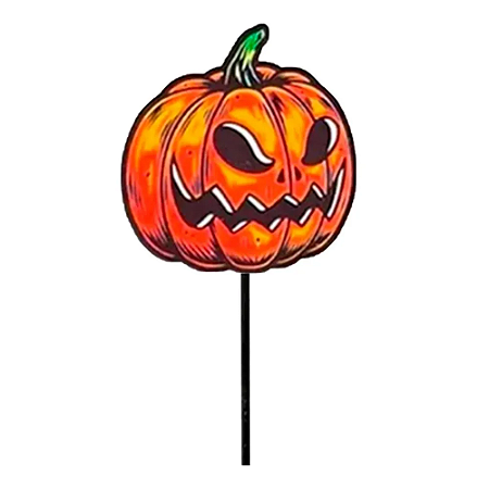 10 Palito Decorativo Halloween Abóbora 61.10 (Nc Toys)