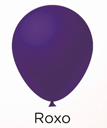50 Balão Roxo Liso Redondo Nº5 (Festball)
