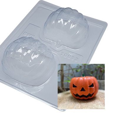 Forma Bwb Abobora Halloween  3 Partes C/ Silicone Cod-10013 (Bwb Especial)