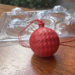 Forma Bwb Bolinha De Natal Losango 3 Partes C/ Silicone 50G Cod-10050 (Bwb Especial)
